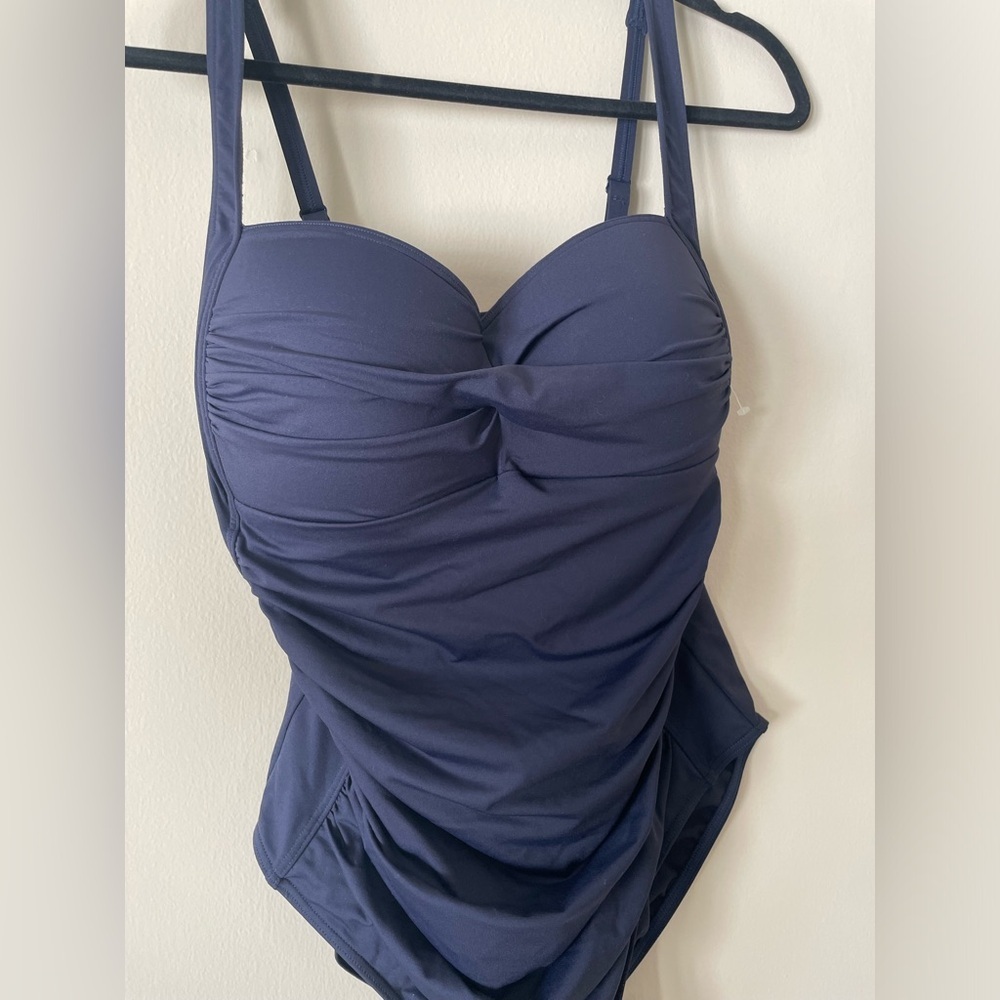 NEW Sea Level Essentials Twist Front A-DD Cup One Piece Swimsuit - Night Sky - Picture 5 of 11